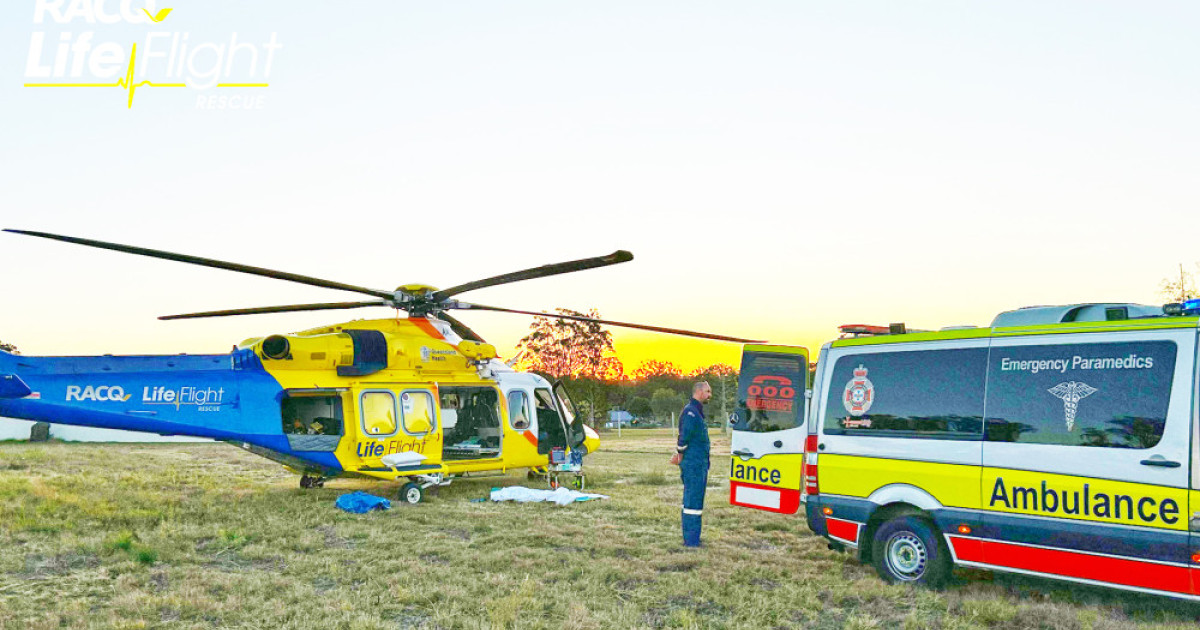 Chopper Airlifts Driver From Highway Rollover Somerset Sentinel