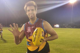 Jye Cruff landed five goals for the Brisbane Valley Rattlers in their convincing win against the Ipswich Cats.