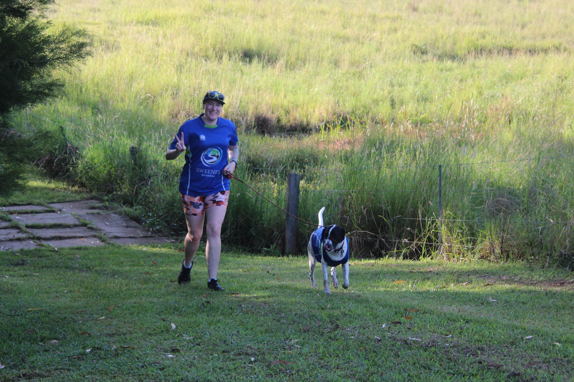 Becki Mulcair participating in Ocean View Parkrun in 2022. Photo: Facebook.