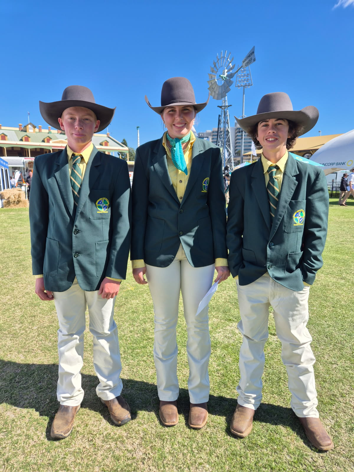 James, Clancie and Dusty. Photo: Toogoolawah SHS.