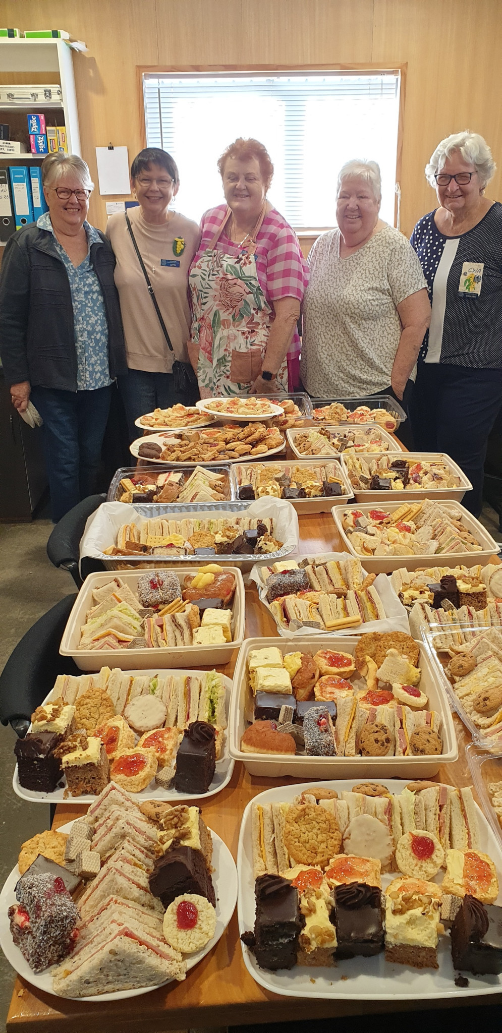 Ladies of the QCWA Burpengary catering the event. Photo: Facebook.