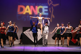 Tullawong State High School involved in Moulin Rouge, which earned a second placing at the Sunshine Coast Dance Eisteddfod. Photo credit: Move Photography.