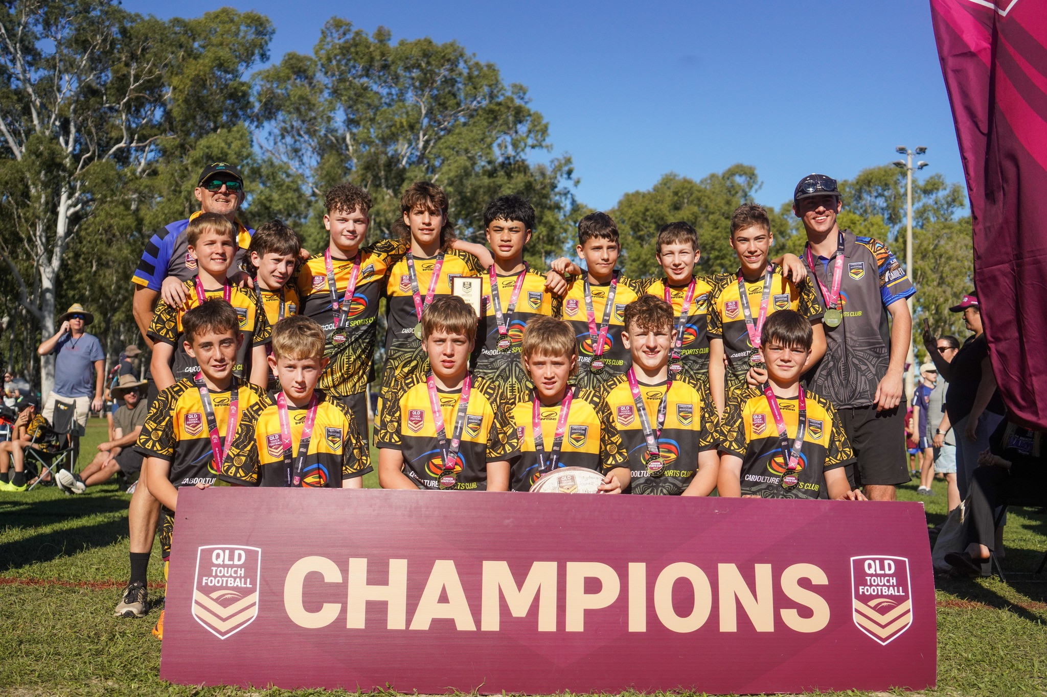 Title win for Caboolture in junior state touch football - feature photo
