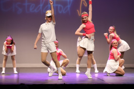 Tullawong State High School involved in Tennis, which earned a second placing at the Sunshine Coast Dance Eisteddfod. Photo credit: Move Photography.