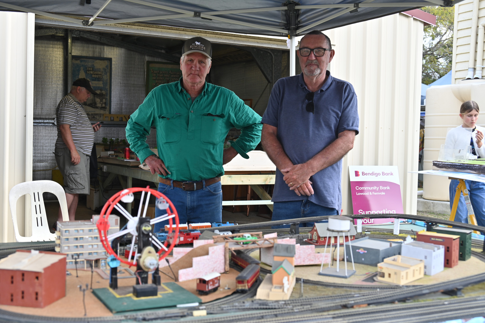 Tony and Wayne from Somerset Model Railway Club