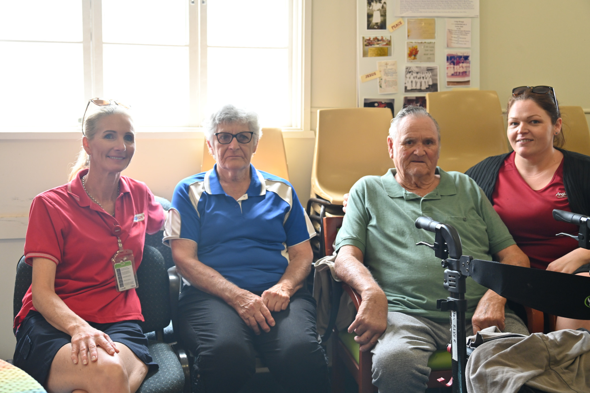 Anglicare carers with their clients.