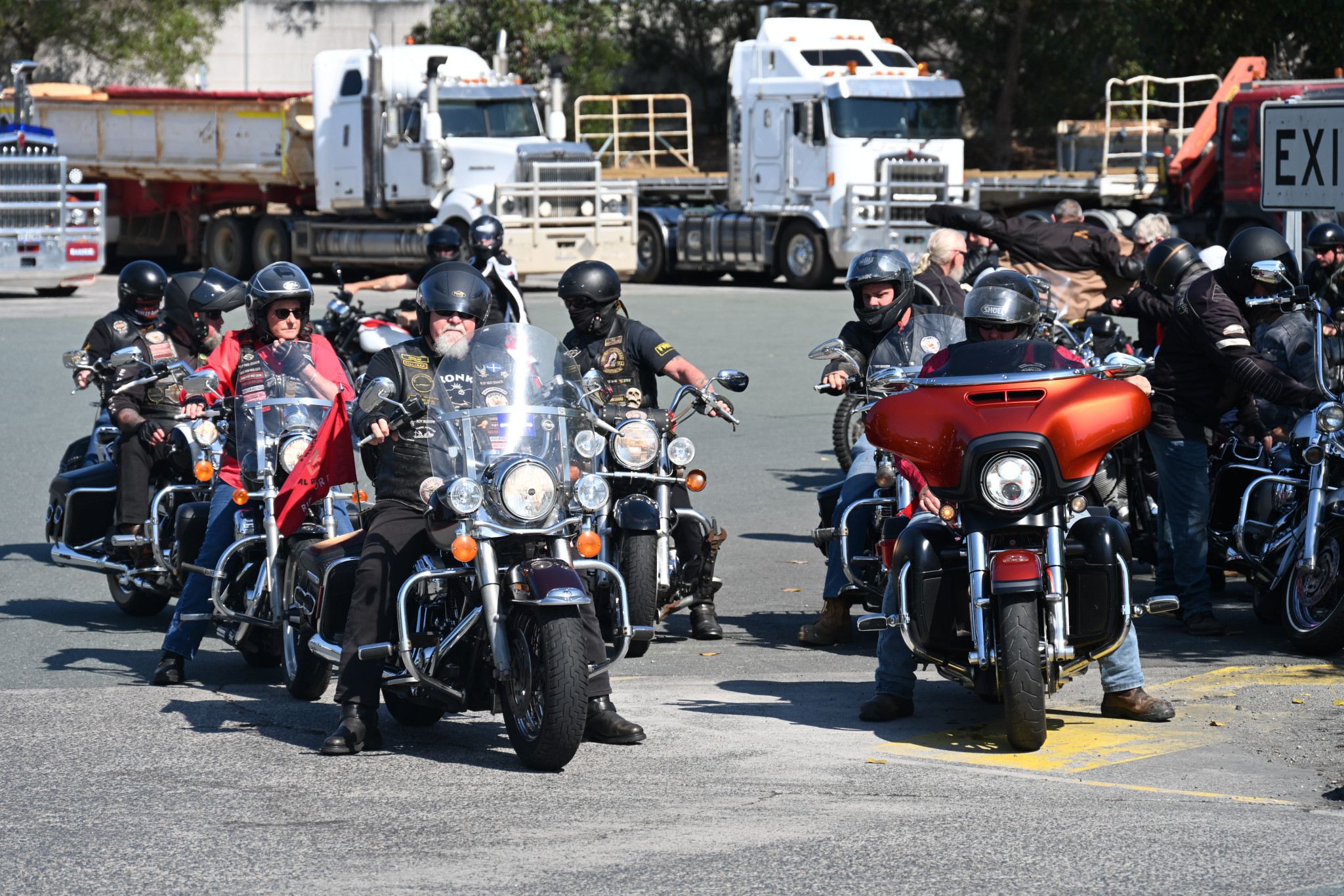 82 riders joined on Ride for Red