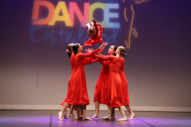 Tullawong State High School involved in Handmaids Tale, which earned a first placing at the Sunshine Coast Dance Eisteddfod. Photo credit: Move Photography.