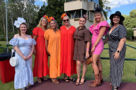 Some of the ladies involved in Fashions on the Field.