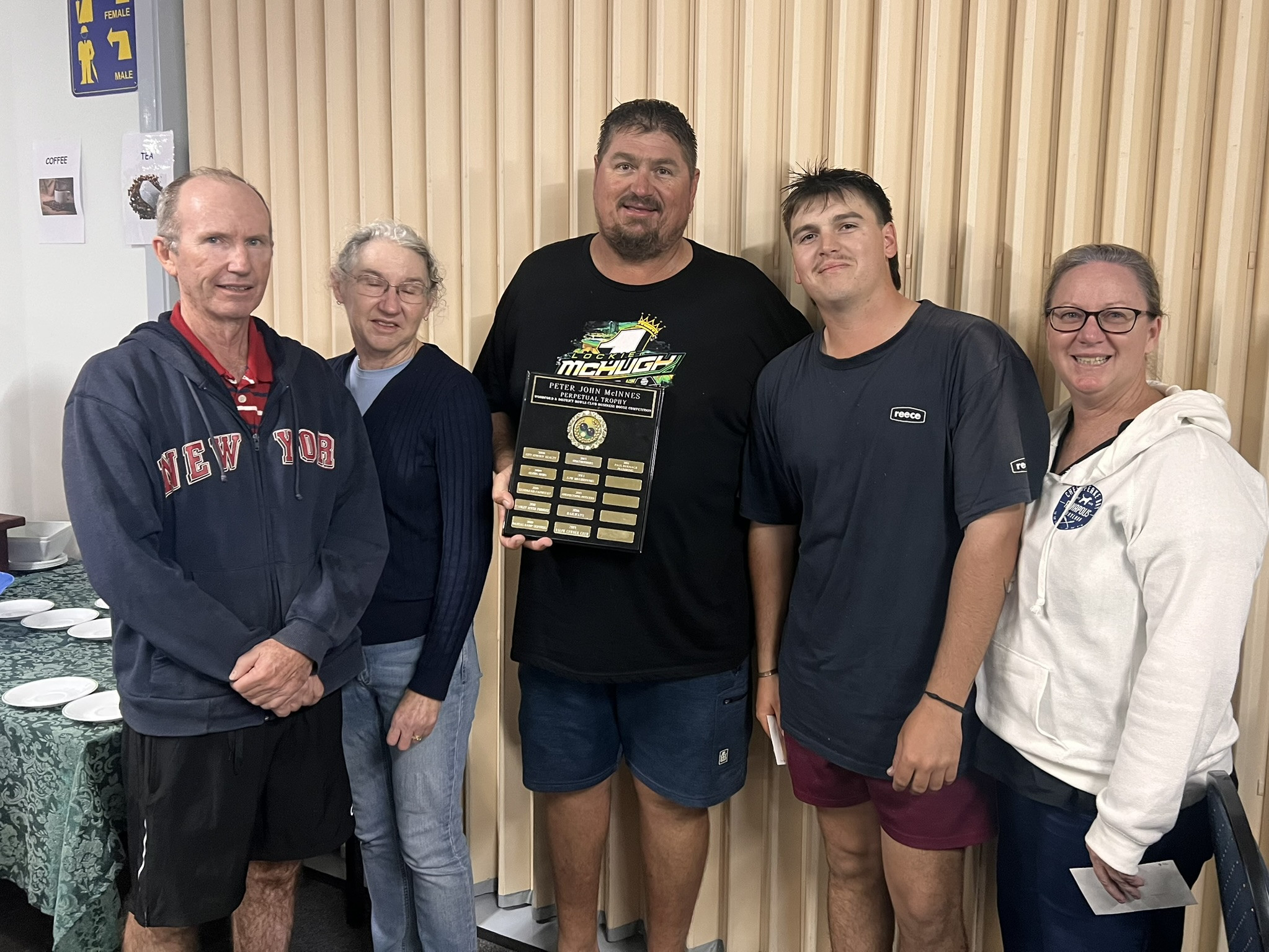 First place winner: Paul Burnage Plumbing team.