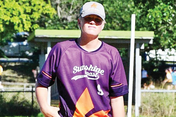 Caboolture State High School student Jules McAllister represented the Sunshine Coast in the schoolboys softball championships for the second year in a row.