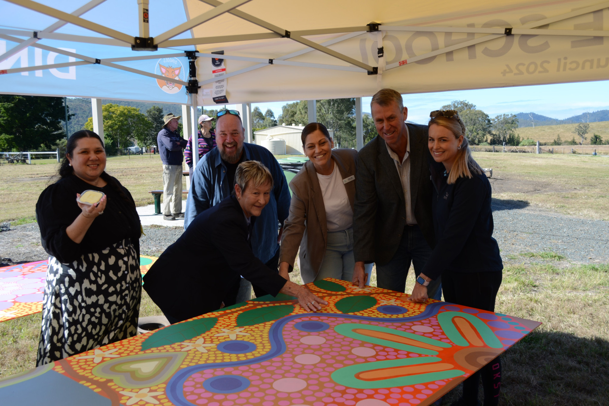 Deputy Mayor Helen Brieschke, Cr Michael Bishop, Cr Sally Jess, Mayor Jason Wendt, Cr Tiara Hurley. Photo: Katie Buckley.