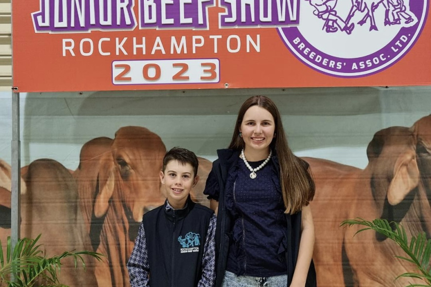 Somerset siblings impress at beef show at Rocky - feature photo
