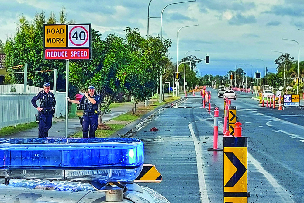 Police remind drivers to slow down through roadworks with Graham Road, Morayfield identified as one problem area.