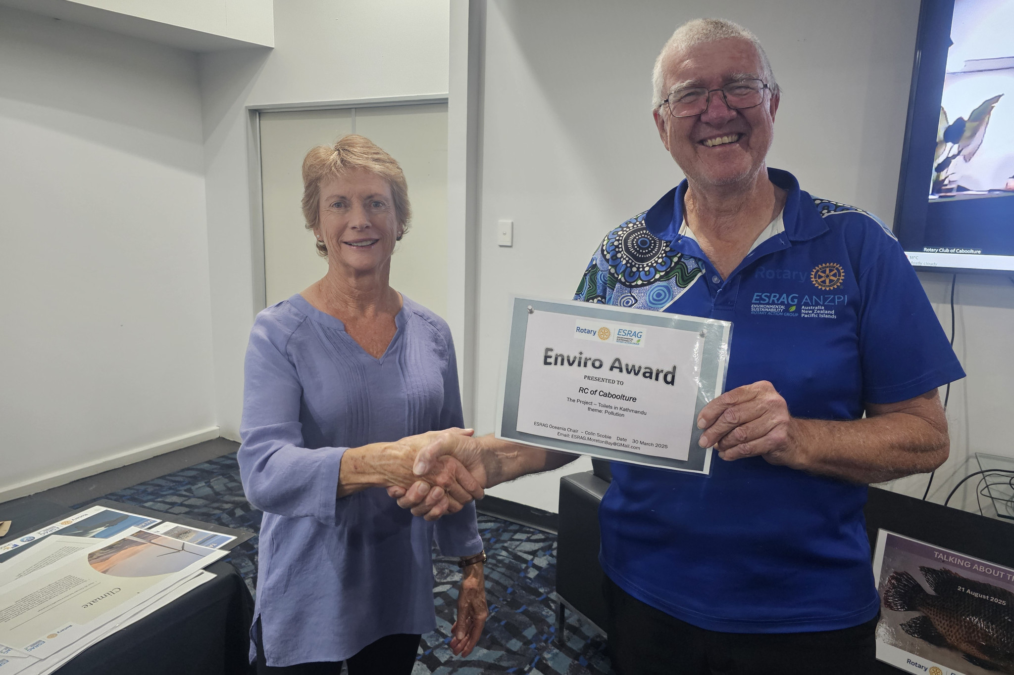 Sharon cleans up with award - feature photo