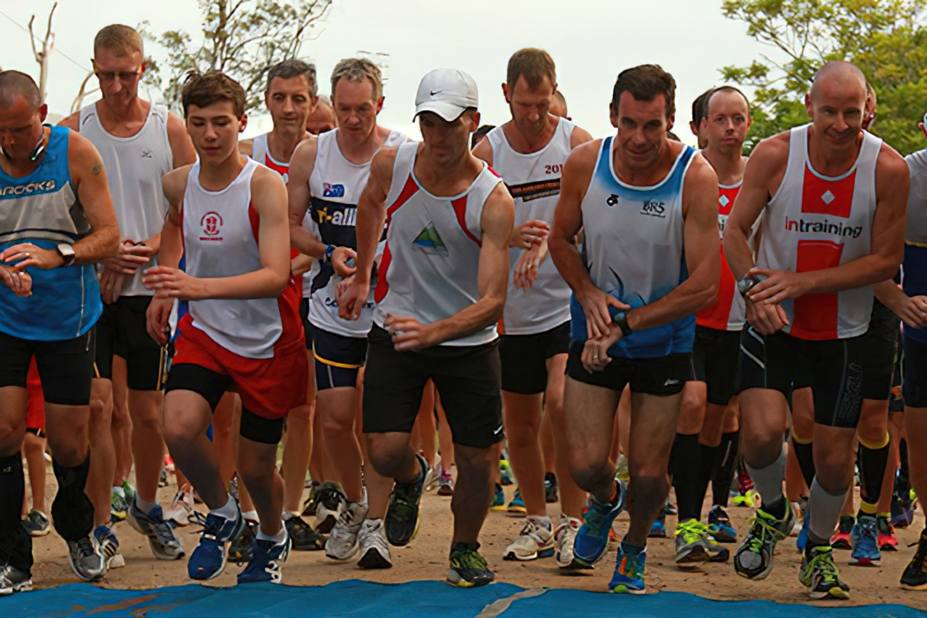 Runners from a previous Dusk Til Dawn charity event .