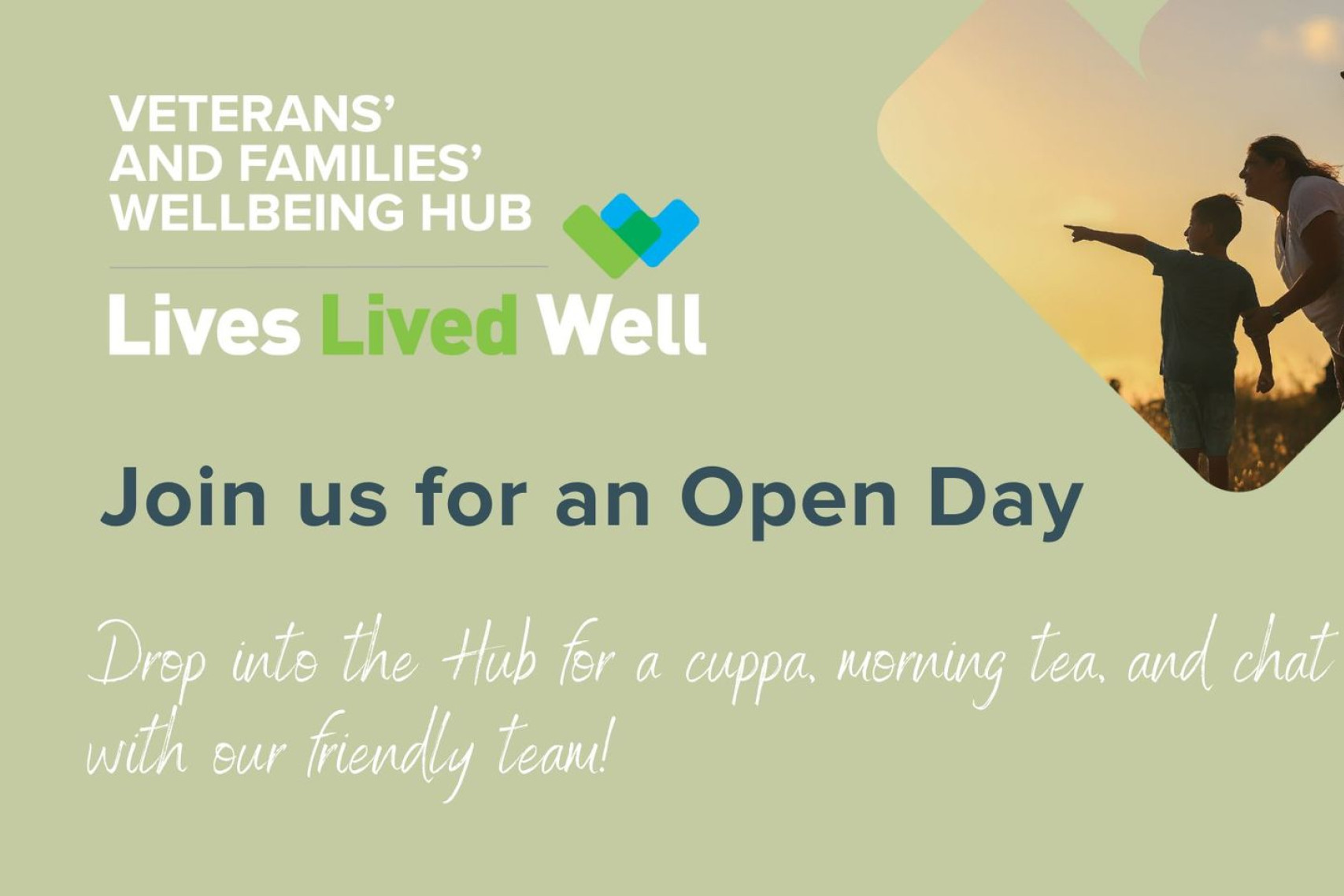 Veterans and Families Wellness Hub open day next week - feature photo