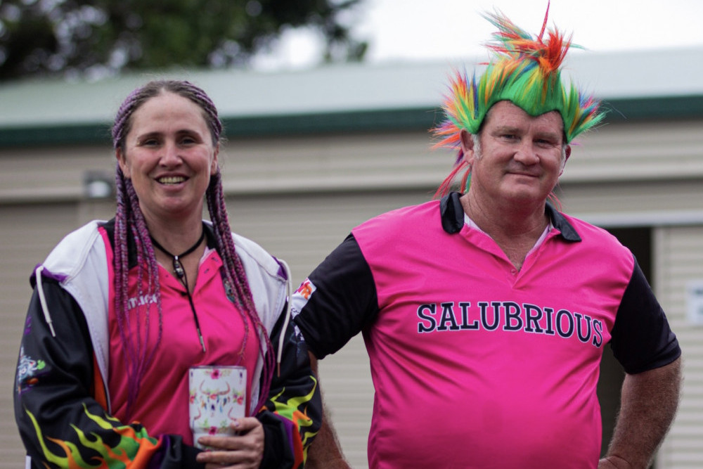 Amie Walker and Scott Law at a Salubrious Inc event. The inaugural Salubrious Inc charity golf day will take place at Kilcoy on July 9.