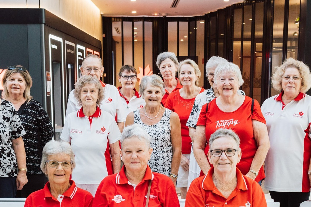 Morayfield Shopping Centre Heart Foundation Walking Group.