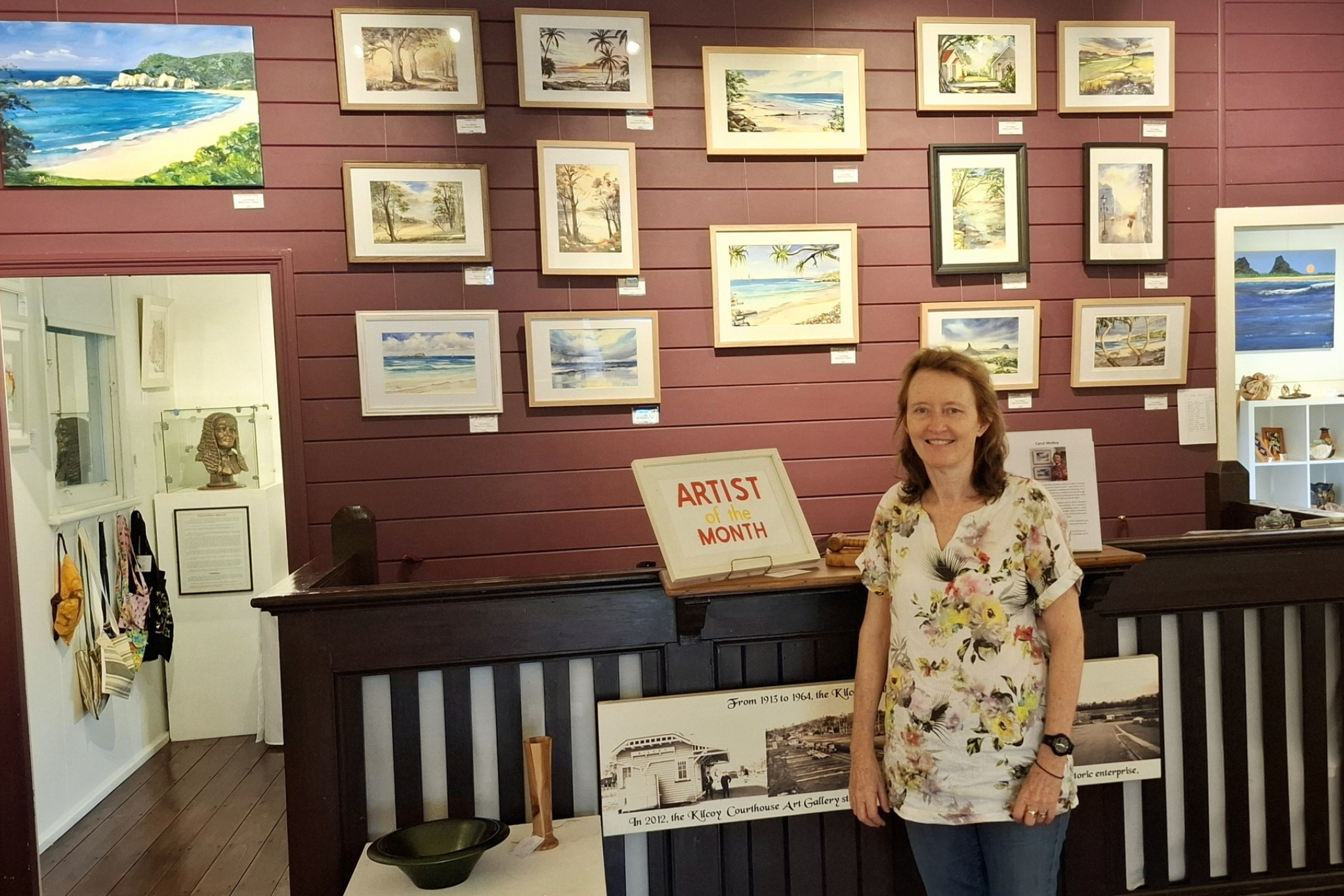 Artist of the month, Carol Molloy.