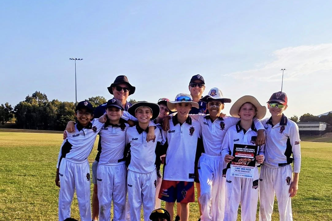 The Lakes Knights U14 Blue team, who played on October 11. Photo: Facebook/ The Lakes Knights Cricket Club.