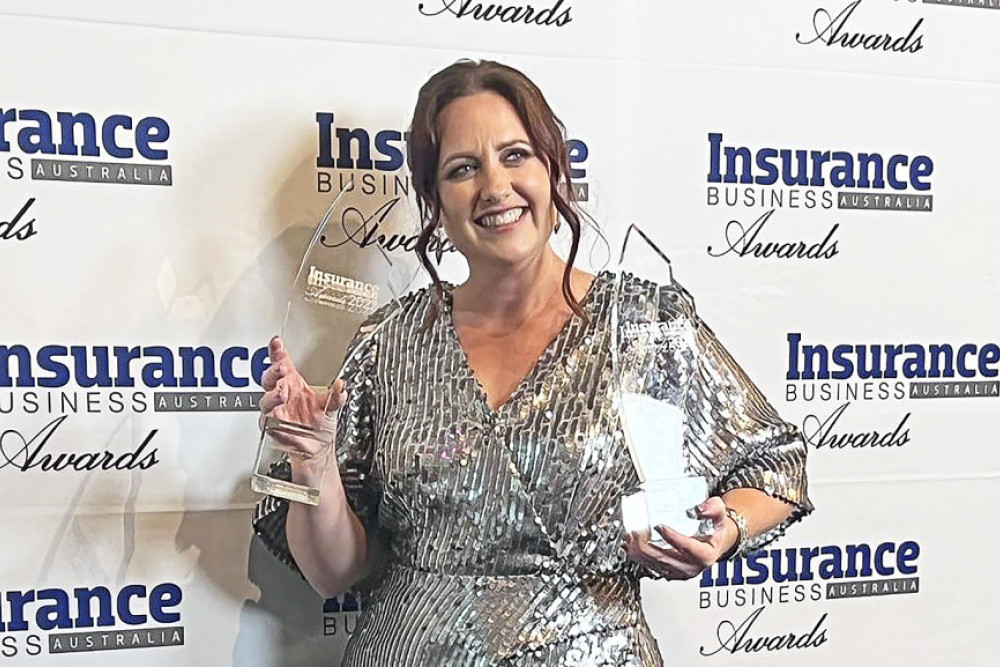 Clear Insurance employee and Elimbah resident Jen Bettridge was named Australian Broker of the Year.