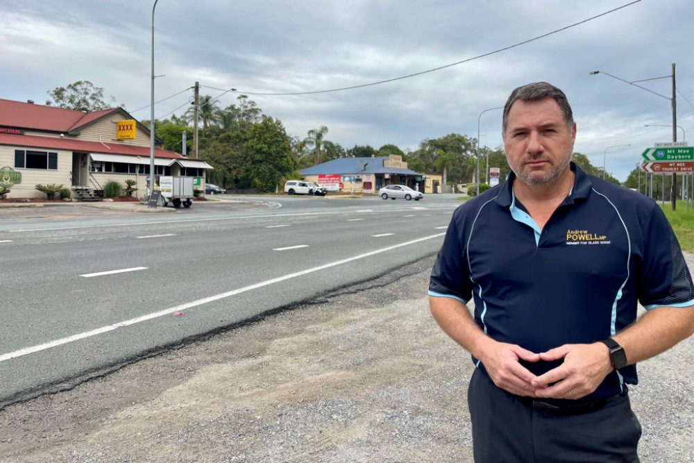 After launching an online poll, Andrew Powell is calling for changes to the intersection of the D’Aguilar Highway and Mount Mee Road, to improve safety.