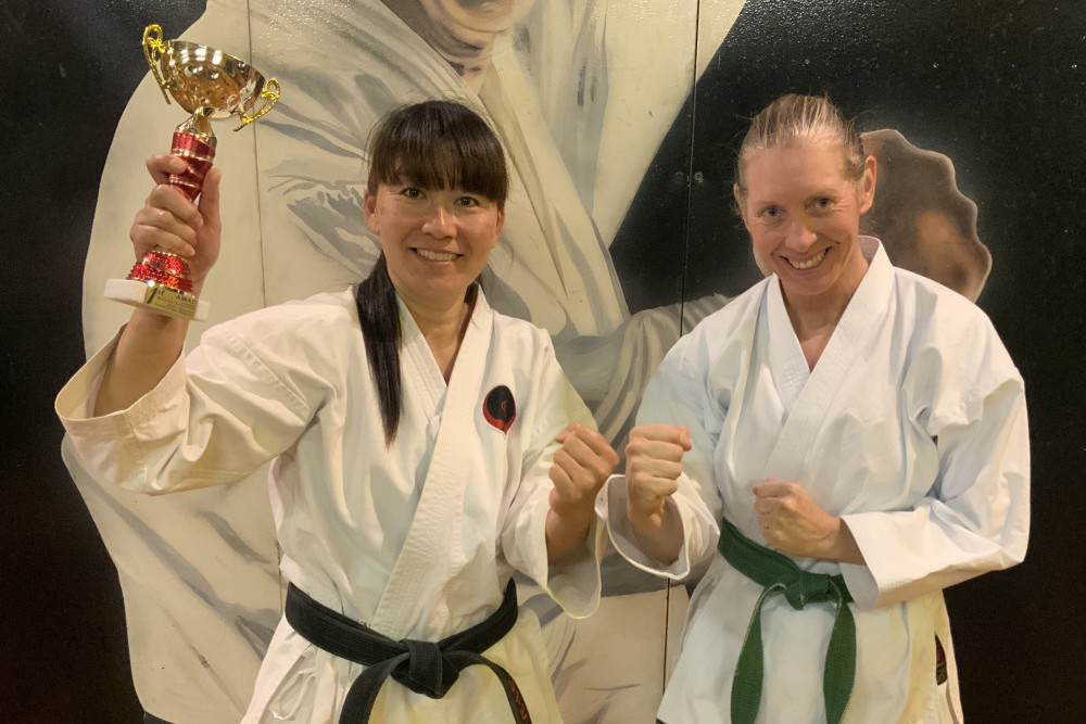Kana Shimada-Ravey and Jane Fisher have taken giant strides in their martial arts pursuits. Kana gained a top placing in the Australian Martial Arts Championships on the Gold Coast.