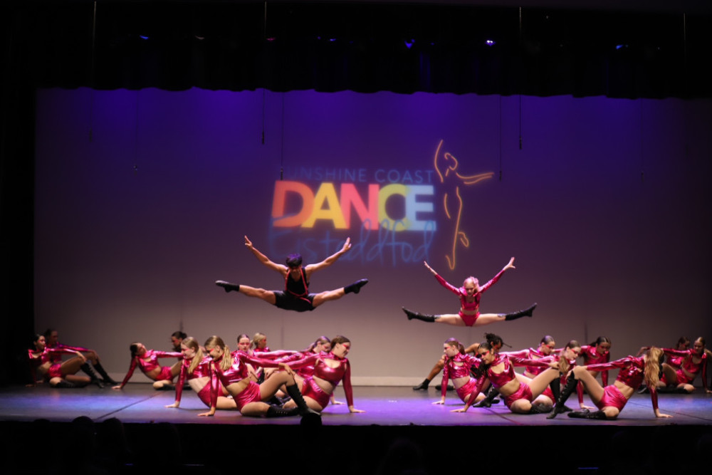 Tullawong State High School involved in Be a 212, which earned a third placing at the Sunshine Coast Dance Eisteddfod. Photo credit: Move Photography.