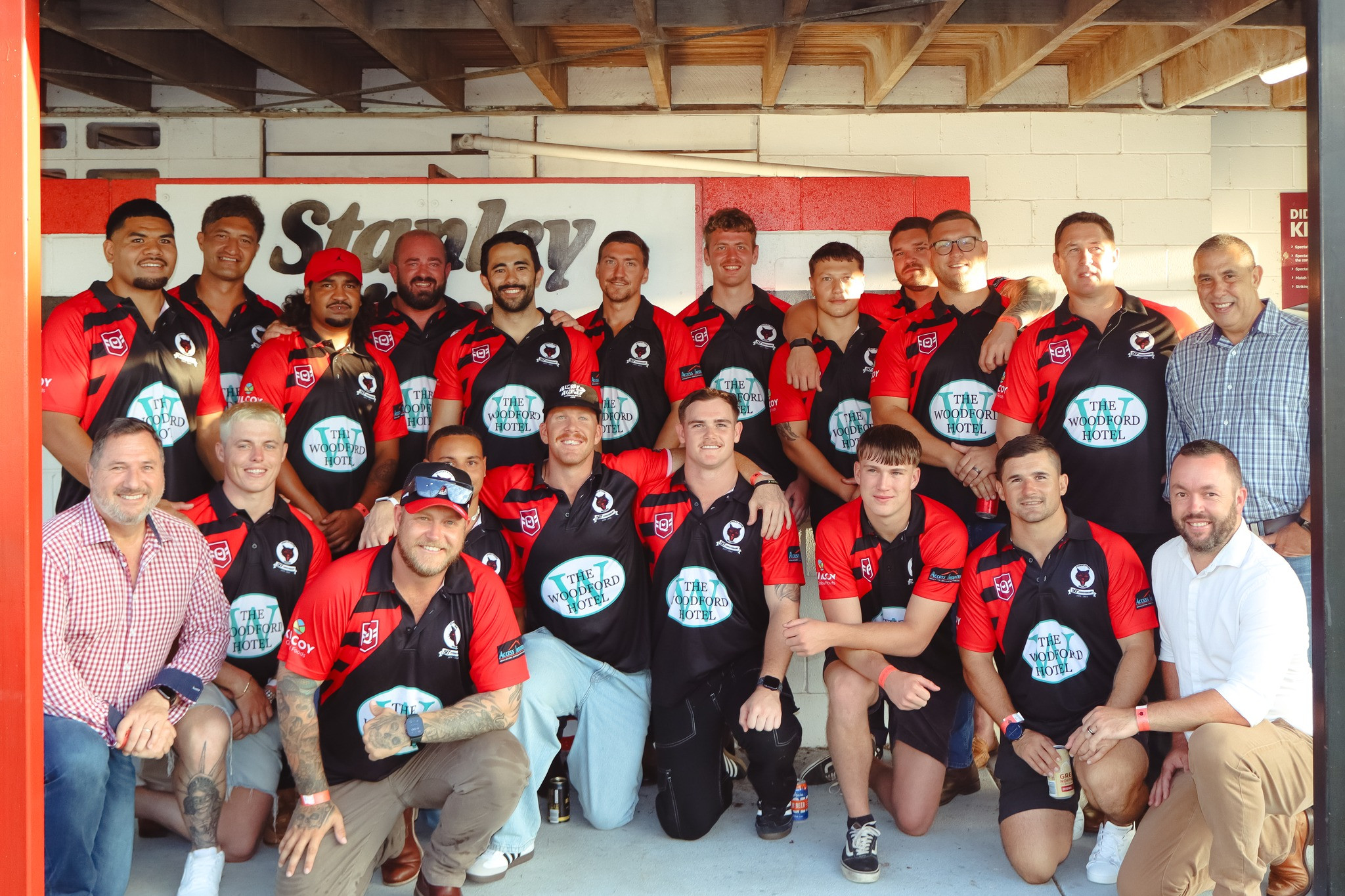 Stanley River Wolves A Grade team at start of year