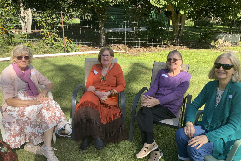 Nola Gleisenberg, Carol Robinson, Hannelore Storms and Brenda Filla enjoyed their time as the Woodford Community House hosted an Australia’s Biggest Morning Tea event.