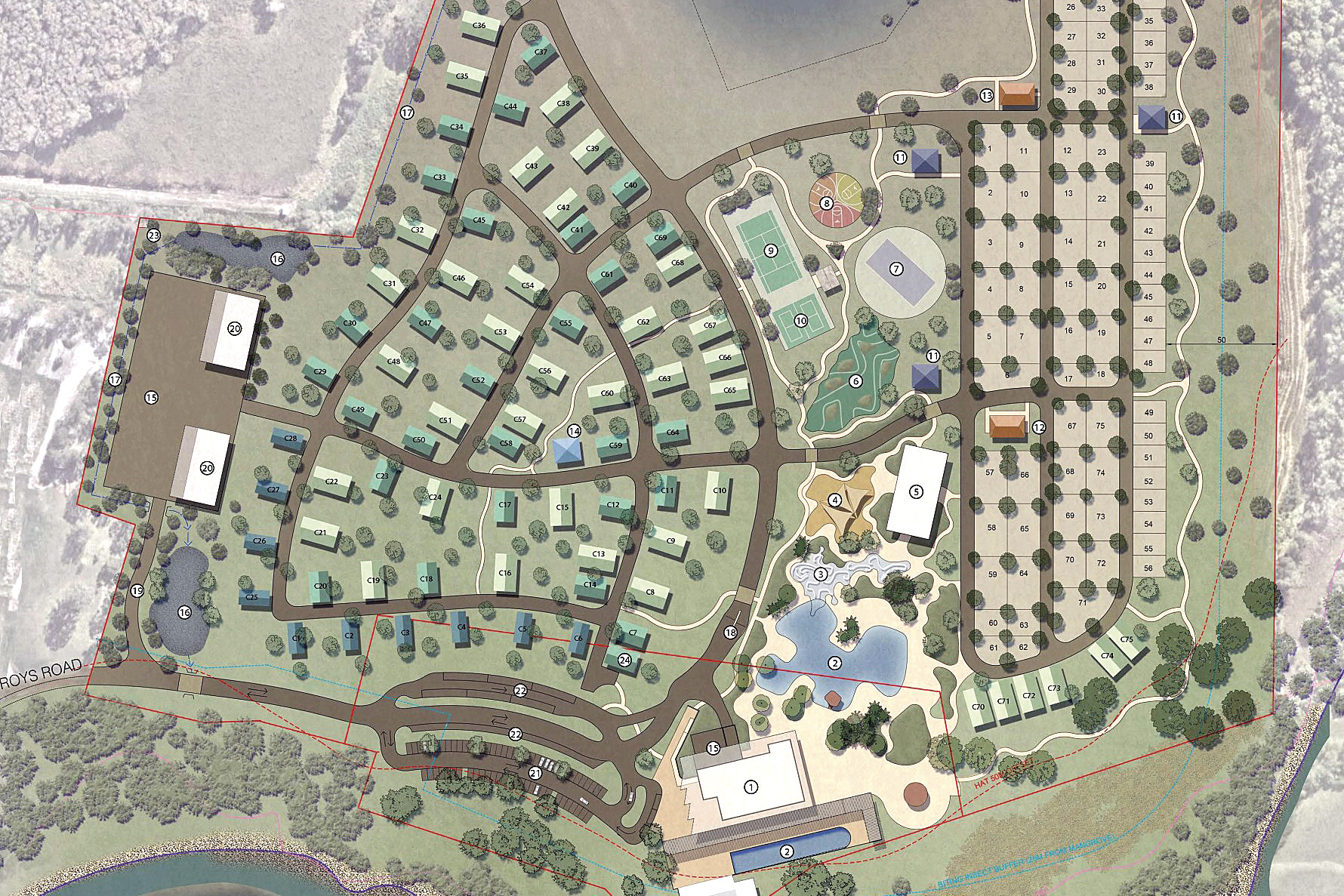 Proposed development expansion by Coochin Creek Property Pty Ltd