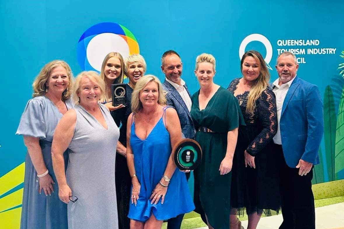 Esk Caravan Park claimed two awards at the Queensland Tourism Awards, held in Cairns.