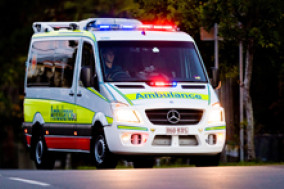 Ambulance paramedics transported four people to Caboolture Hospital after a single vehicle crash at Neurum Wednesday night