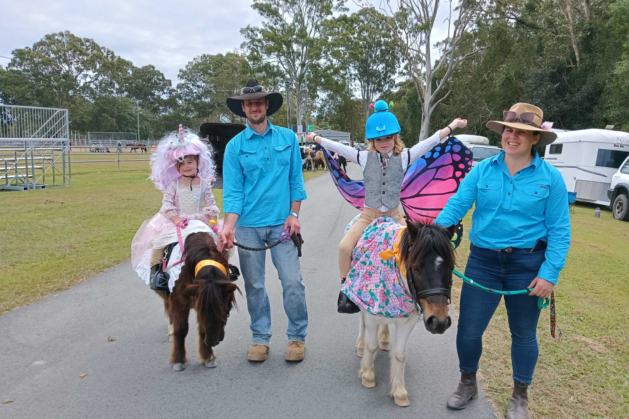 Annabelle, Steve, Finn and Tara from Wamuran.