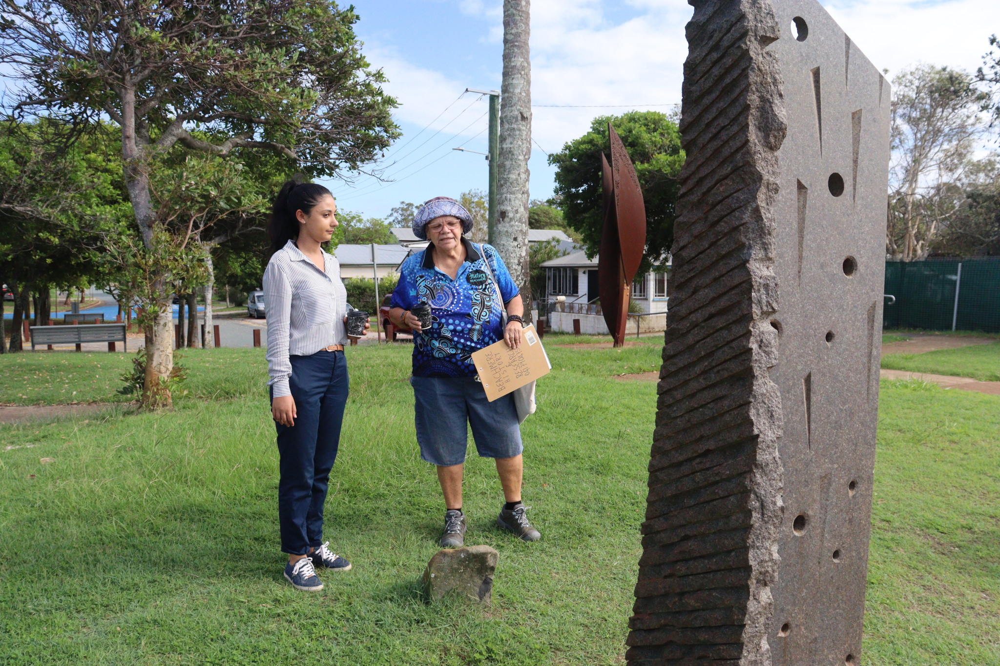 Ariana Doolan MP with Karen Wallwork.