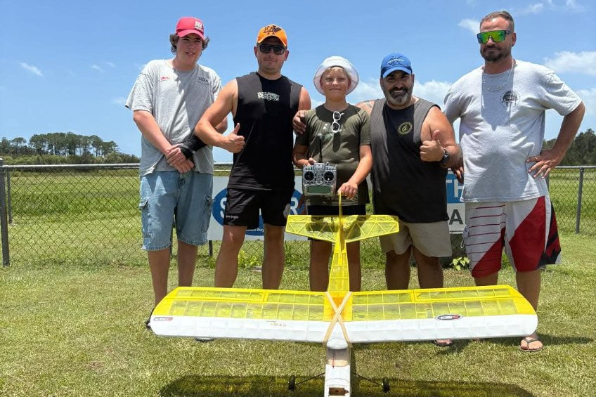 SAAMBR club members, Andy McMillan, Nicko’s dad, Nicko, Tooley Harkotsikas