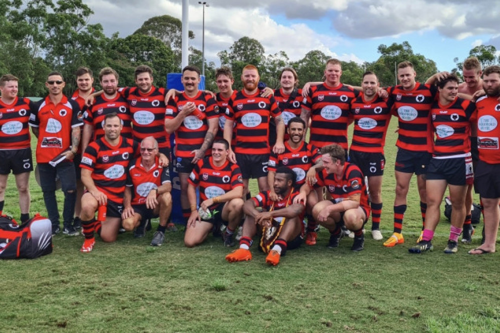 Stanley River Wolves Division 2 side after the 66-6 win over the Narangba Rangers.