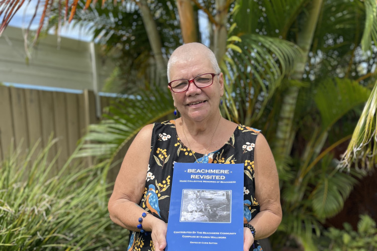 After retiring from 20 years of running a natural therapy clinic, Karen wanted to “scratch back some of the Beachmere history” and tell people’s stories.