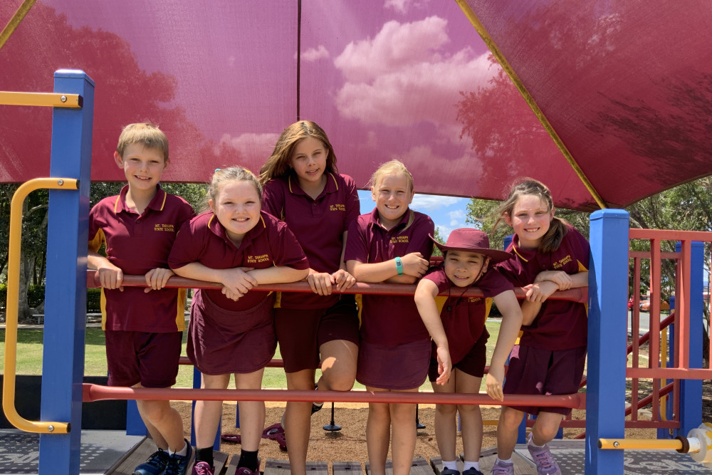 Students relish new playground at Mount Tarampa - feature photo