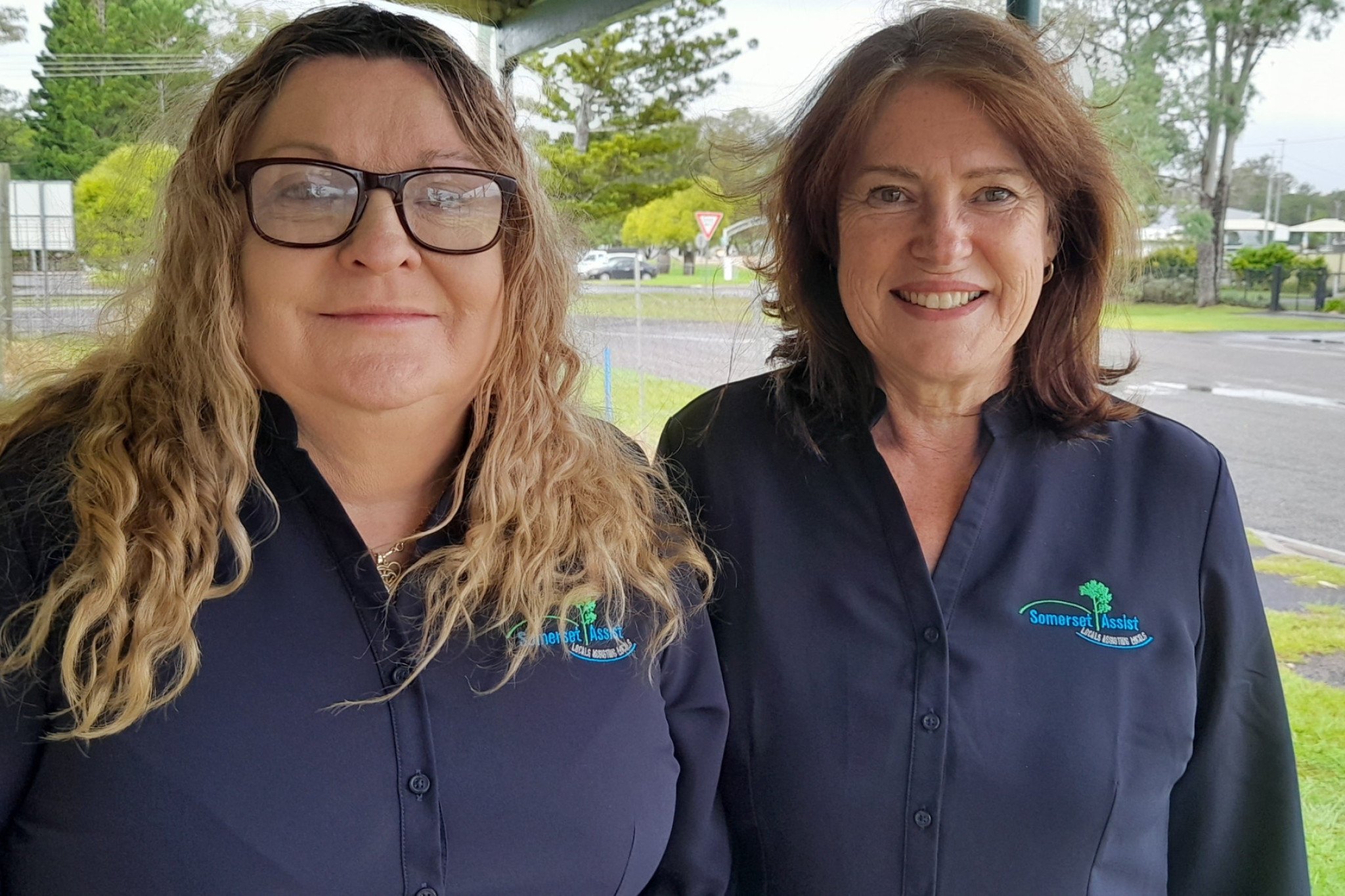 Somerset Assist co-ordinators Diane and Louise.