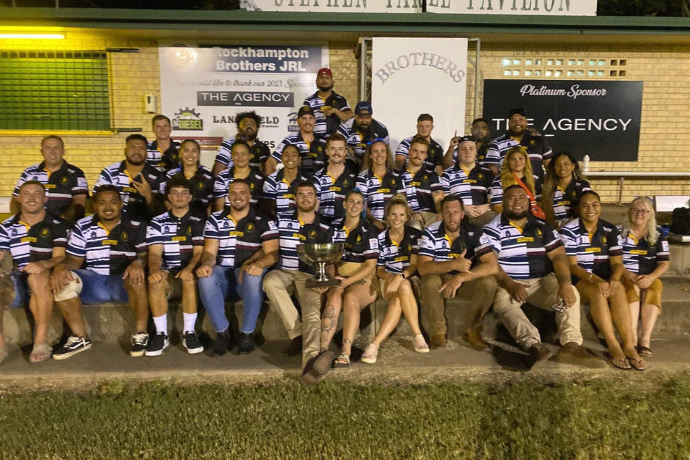 The Caboolture Snakes were a happy unit after the men’s and women’s rugby union teams won their pre-season matches in Rockhampton, to clinch the Luke Howard Memorial Cup.
