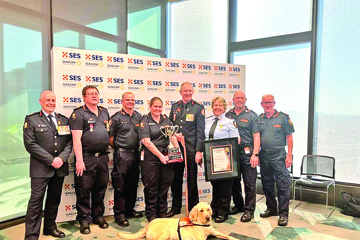 Deception Bay SES has been announced as the SES Group of the Year.