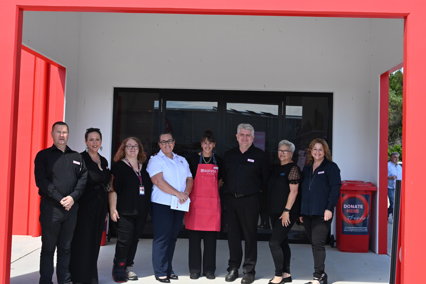 Salvos team at North Lakes opening on November 14.