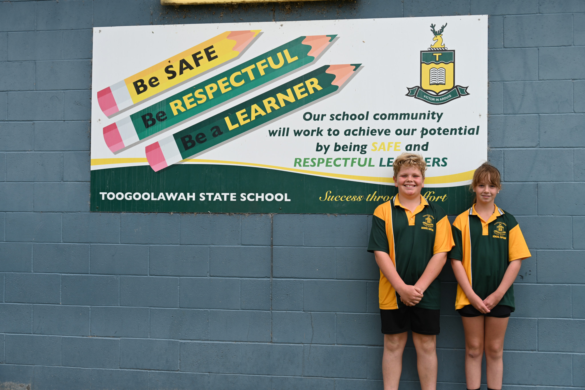 Toogoolawah SS captains, George and Willow.