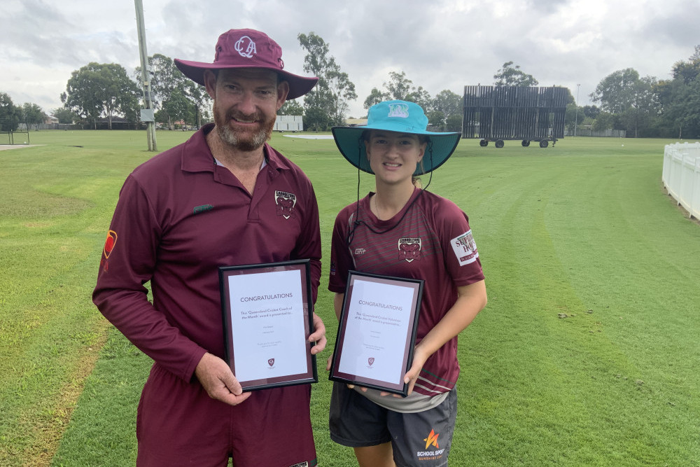 State cricket award for two Caboolture coaches - feature photo