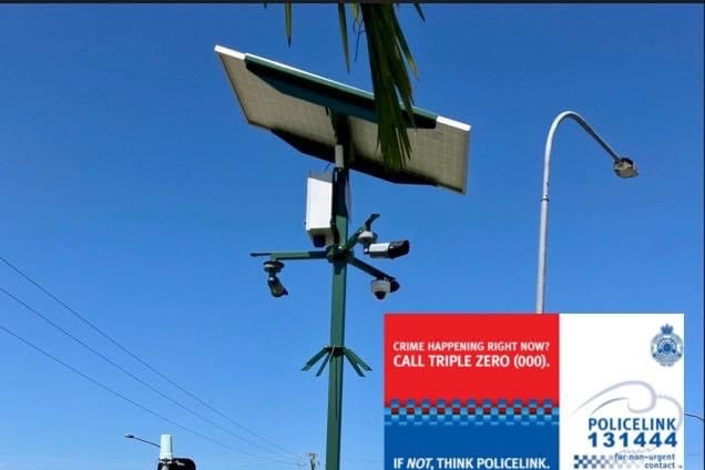 A new portable CCTV unit was installed on the corner of Buckley and Uhlmann Road, Burpengary East on Wednesday (January 4).