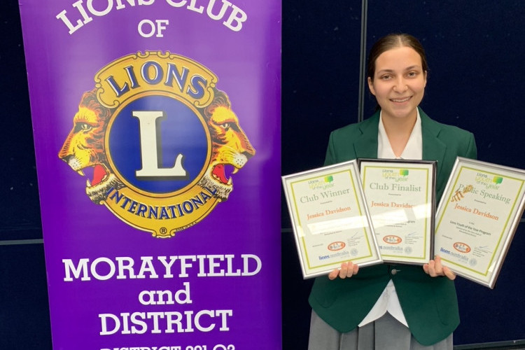 Caboolture State High School student Jessica Davidson has made impressive strides in her public speaking endeavours, having earned a first placing and spoken about child marriage.