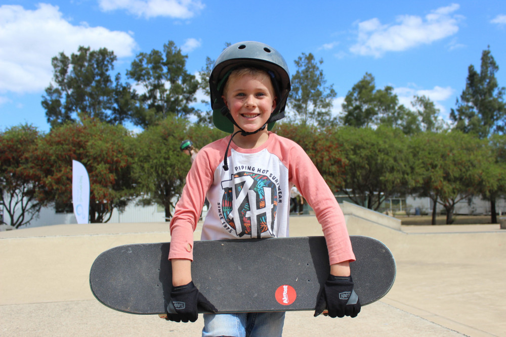 Fletcher Goff won a great prize at the Skateboarding Championship in 2020