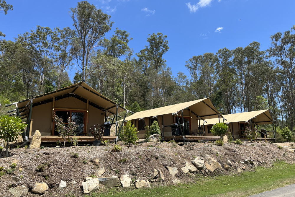 The new glamping sites at Woodfordia are set to attract visitors year-round to the region, majorly boosting the local economy.